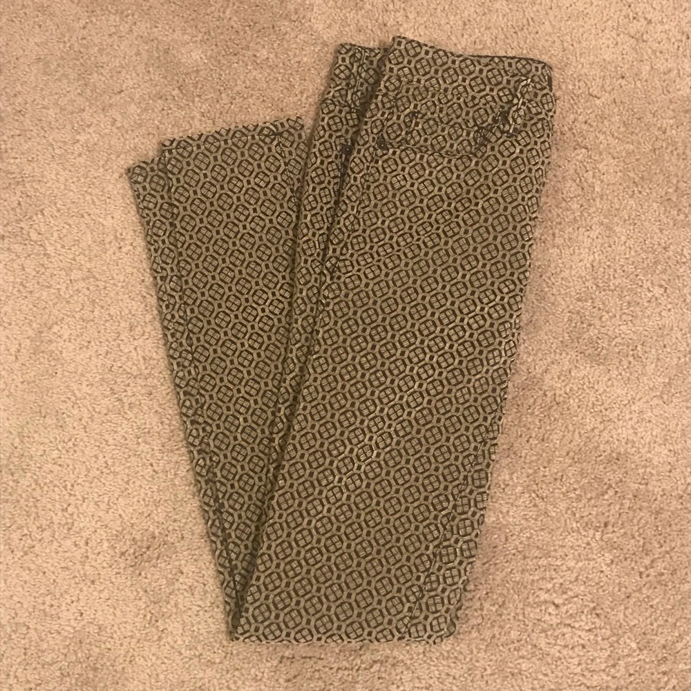 Black & Gold Genetic Skinny Jeans